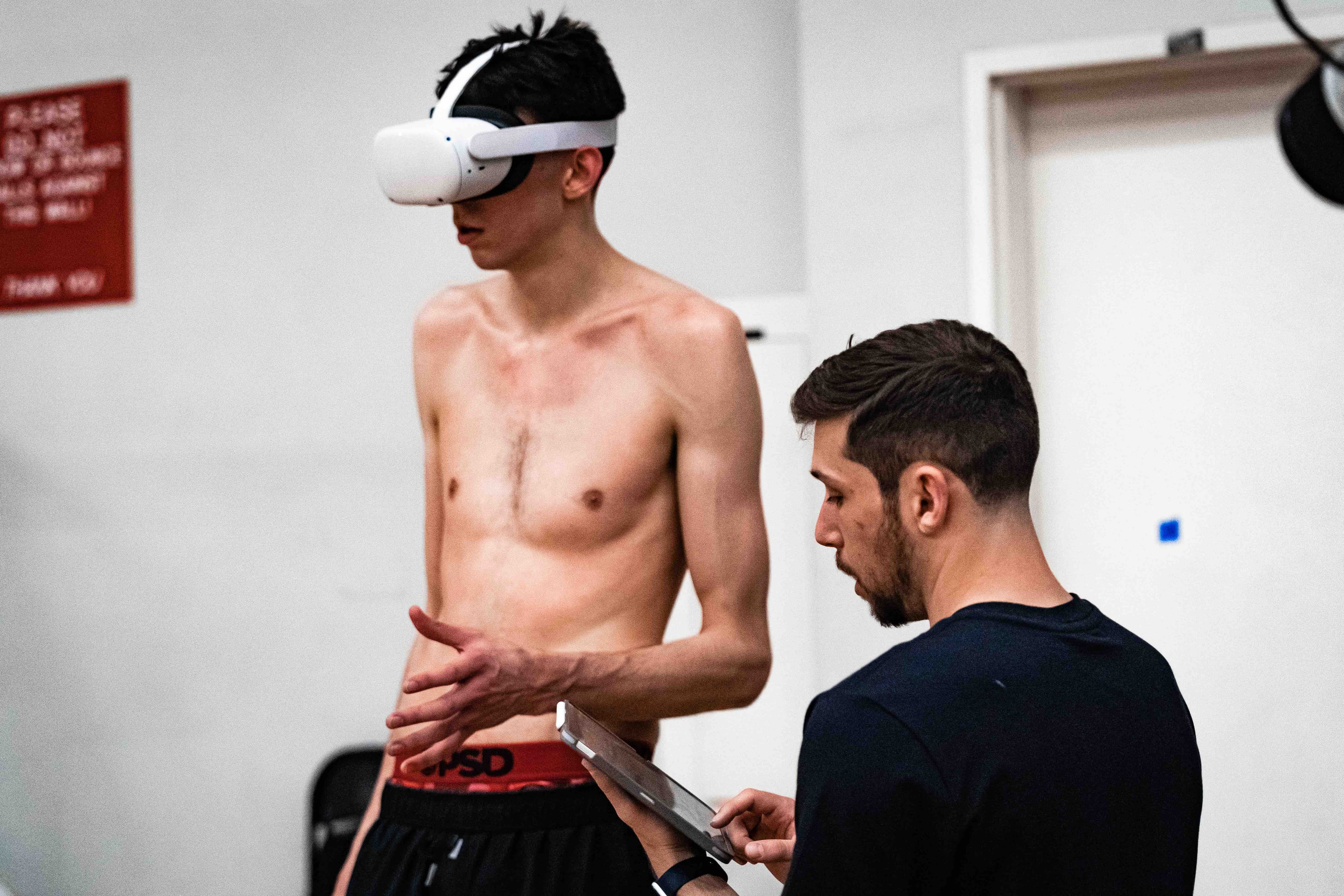 Chet Holmgren preparing with VReps